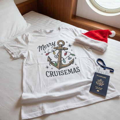 Merry Cruisemas PNG, Nautical Christmas Digital Download - 300 DPI Design