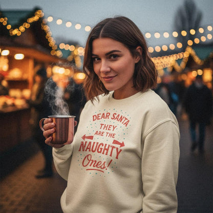 Dear Santa They Are The Naughty Ones PNG, Funny Christmas Shirt - 300 DPI