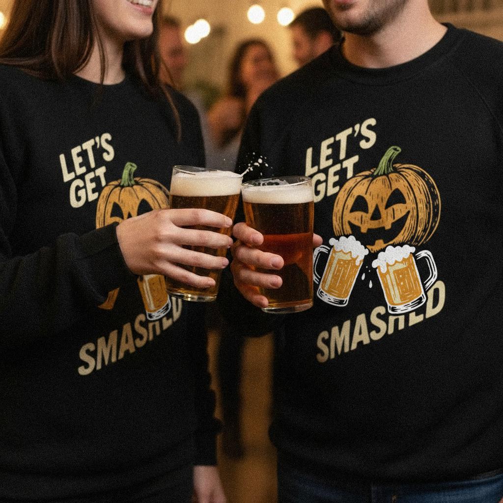 Let’s Get Smashed PNG, Halloween Beer Mug Digital Download - 300 DPI