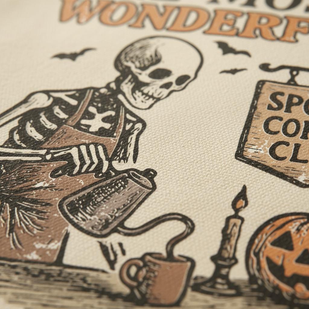 The Most Wonderful Time Of The Year PNG, Spooky Coffee Club Halloween