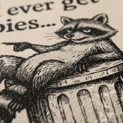 If I Ever Get Rabies You're High On My Bitin' List PNG, Funny Raccoon