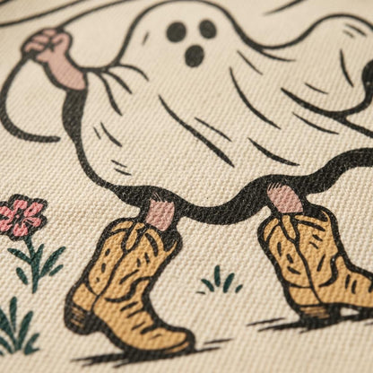 Boo Haw PNG, Ghost Western Cowboy Print - 300 DPI Design for T-Shirt