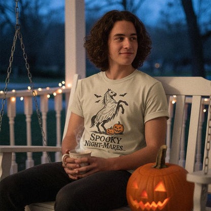 Spooky Night-Mares PNG, Halloween Ghost Horse PNG - 300 DPI Design for