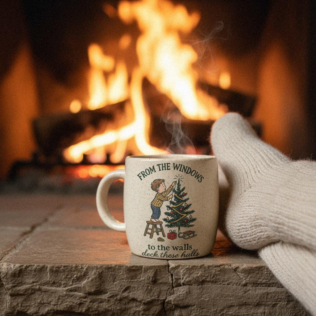 From The Windows to the Walls Deck These Halls PNG, Funny Christmas Shirt