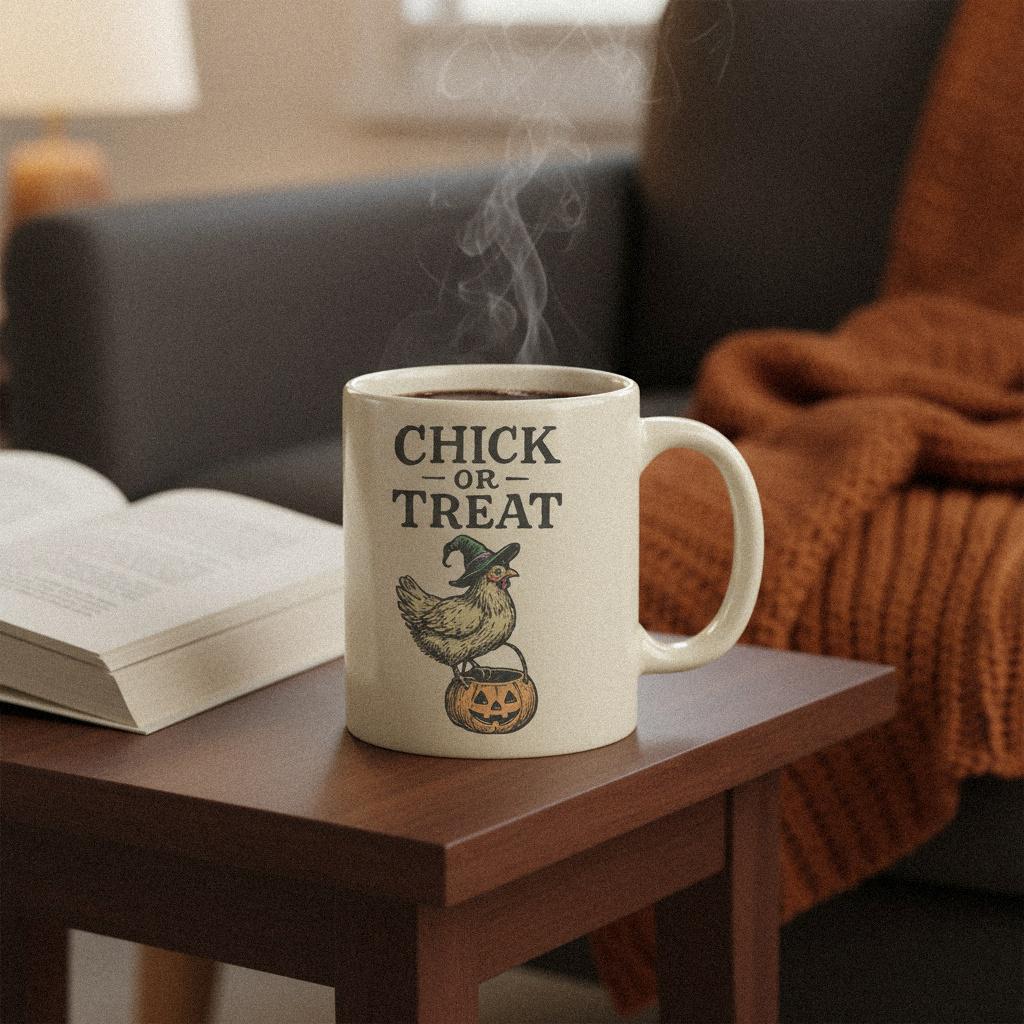 Chick Or Treat PNG, Halloween Chicken Shirt - 300 DPI Design for T-Shirt