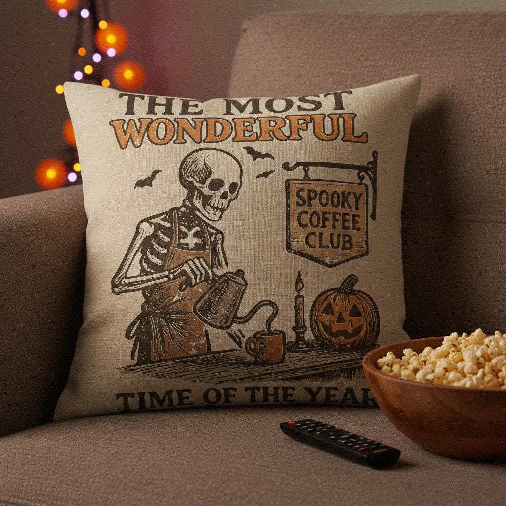 The Most Wonderful Time Of The Year PNG, Spooky Coffee Club Halloween