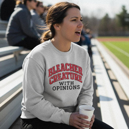 Bleacher Creature With Opinions PNG Shirt, Sports Fan Digital Download -