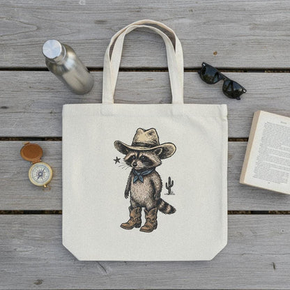 Cowboy Raccoon PNG, Cute Western Animal Design - 300 DPI Design for T-Shirt
