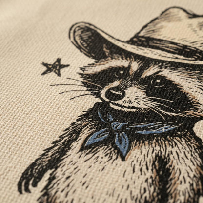 Cowboy Raccoon PNG, Cute Western Animal Design - 300 DPI Design for T-Shirt