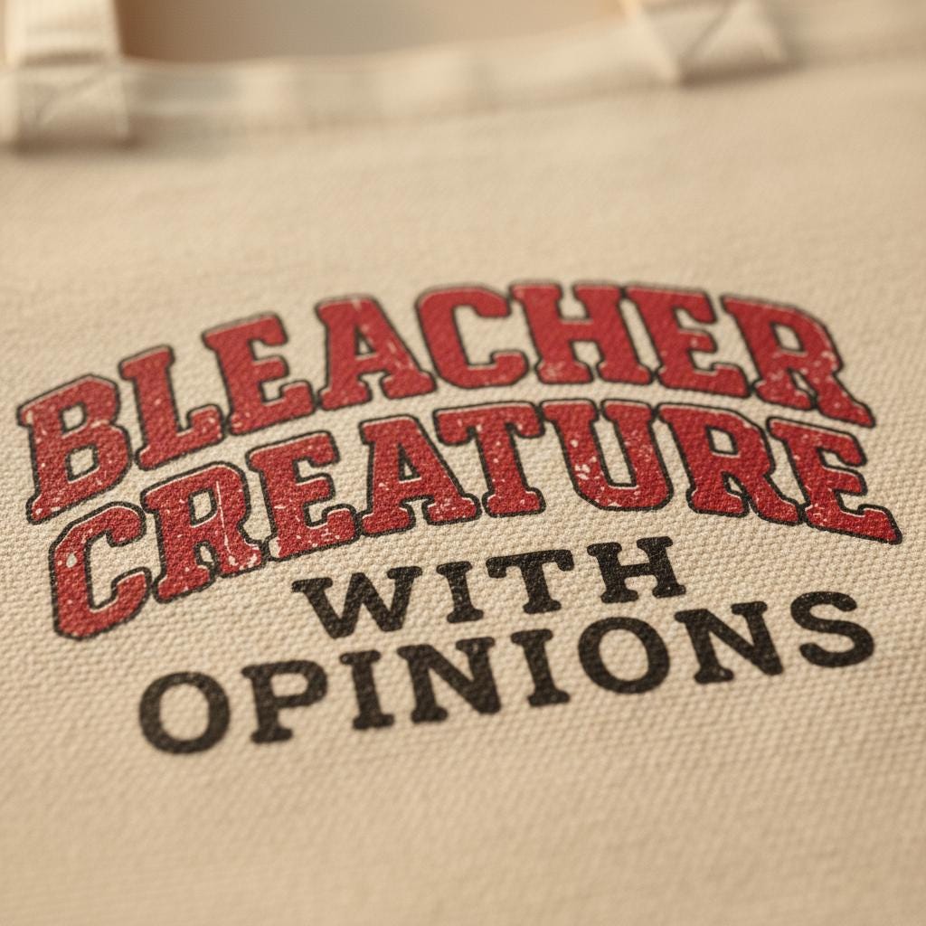 Bleacher Creature With Opinions PNG Shirt, Sports Fan Digital Download -