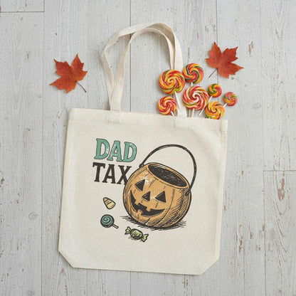 Dad Tax PNG, Funny Halloween Candy Bucket Shirt - 300 DPI Design for