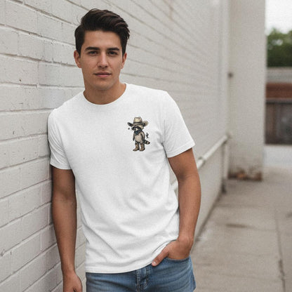 Cowboy Raccoon PNG, Cute Western Animal Design - 300 DPI Design for T-Shirt