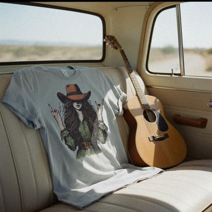 Cowgirl PNG, Western Fashion Digital Download - 300 DPI Design for T-Shirt