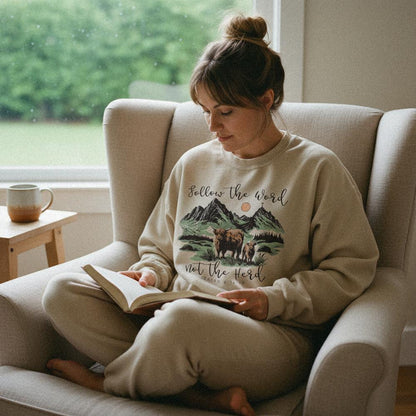 Follow The Word PNG, Not The Herd Shirt - 300 DPI Design for T-Shirt