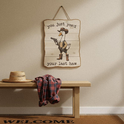 You Just Yee’d Your Last Haw PNG, Funny Cowboy Goose Digital Download -