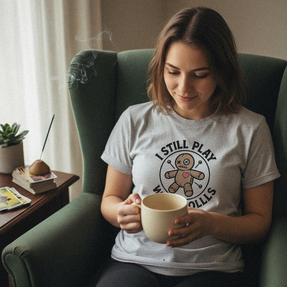 I Still Play With Dolls PNG, Voodoo Doll Art - 300 DPI Design for T-Shirt