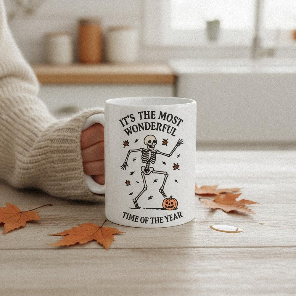It's The Most Wonderful Time Of The Year PNG, Dancing Skeleton - 300 DPI