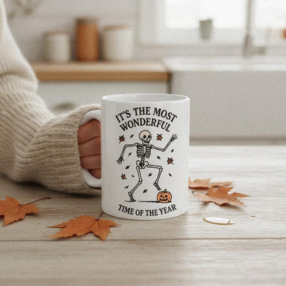 It's The Most Wonderful Time Of The Year PNG, Dancing Skeleton - 300 DPI