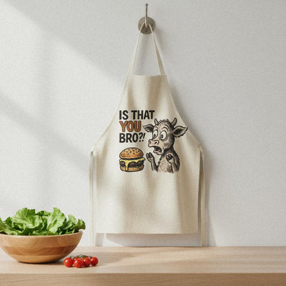 Is That You Bro?! PNG, Funny Burger Cow Art - 300 DPI Design for T-Shirt