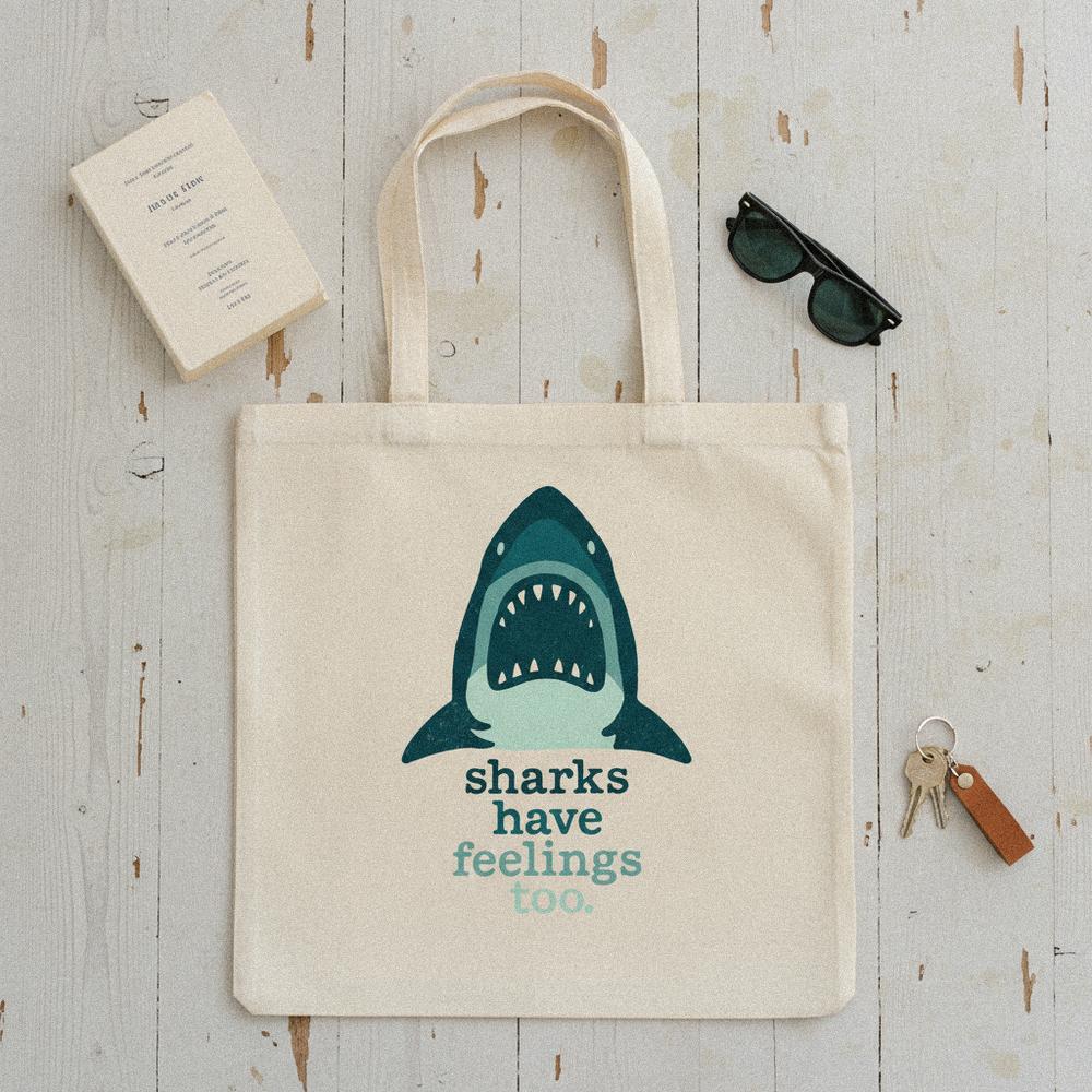 Sharks Have Feelings Too PNG, Ocean Animal Digital Download - 300 DPI