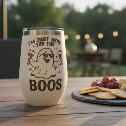 I'm Just Here For The Boos PNG, Funny Ghost Halloween Shirt - 300 DPI