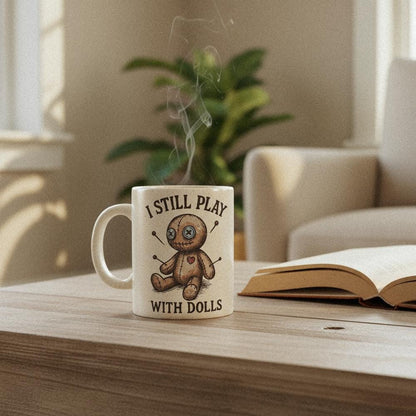 I Still Play With Dolls PNG, Voodoo Doll Clipart - 300 DPI Design for