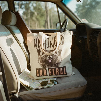 Unhinged And Feral PNG, Funny Raccoon Shirt - 300 DPI Design for T-Shirt