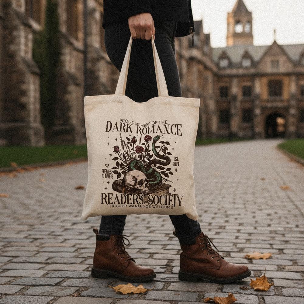 Proud Member Of The Dark Romance Readers Society PNG, Enemies To Lovers