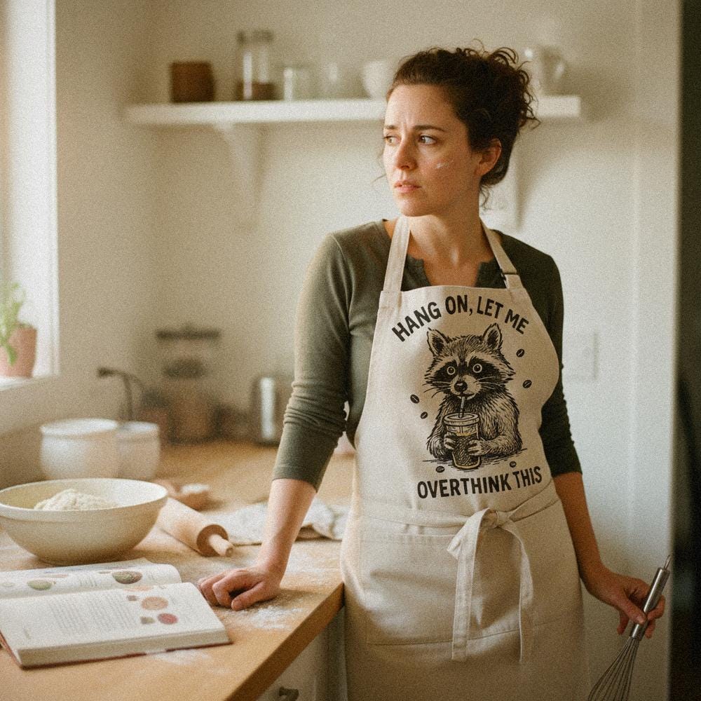 Hang On Let Me Overthink This PNG Raccoon Digital Download, Funny Coffee