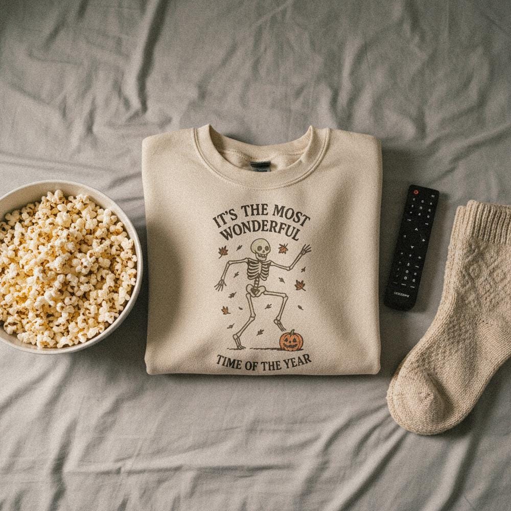 It's The Most Wonderful Time Of The Year PNG, Dancing Skeleton - 300 DPI