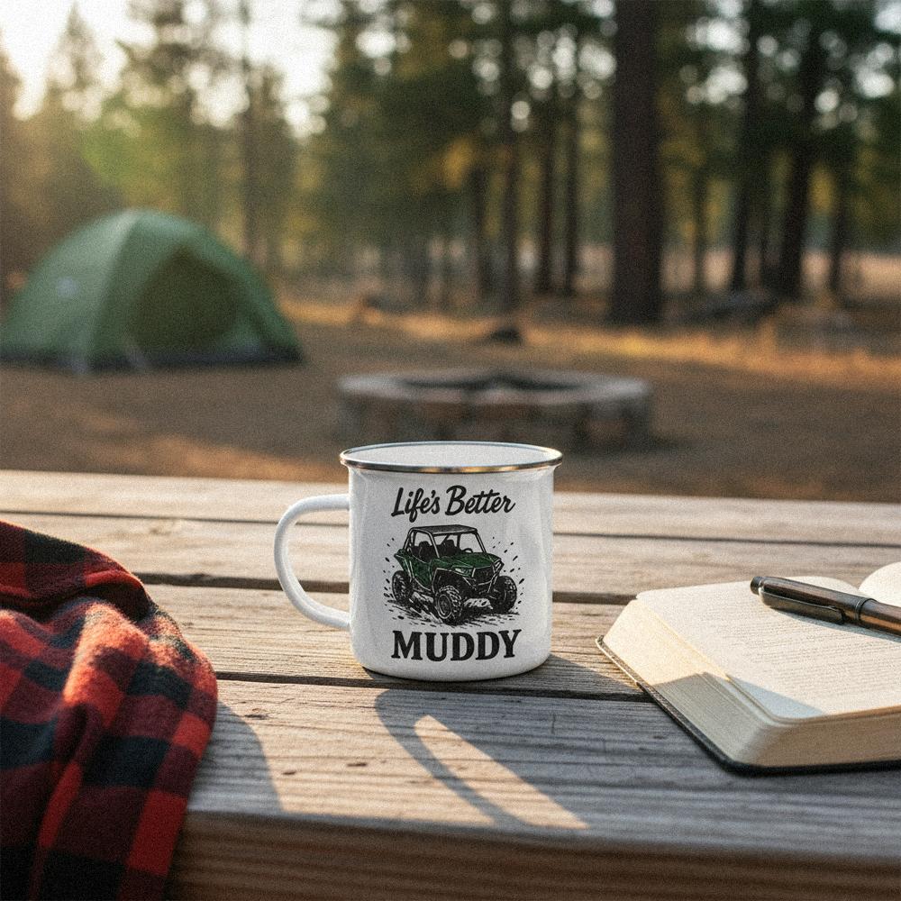 Life's Better Muddy PNG, Off Road UTV Digital Download - 300 DPI Design