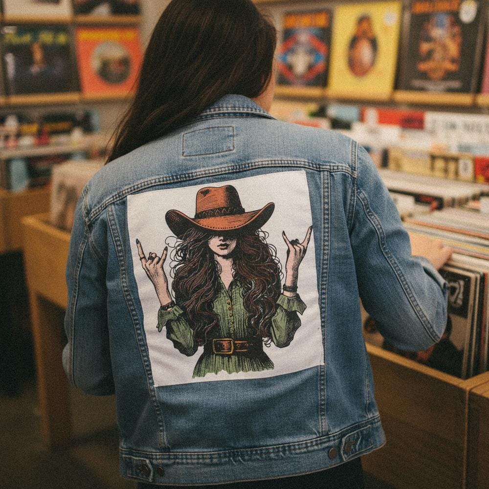 Cowgirl PNG, Western Fashion Digital Download - 300 DPI Design for T-Shirt