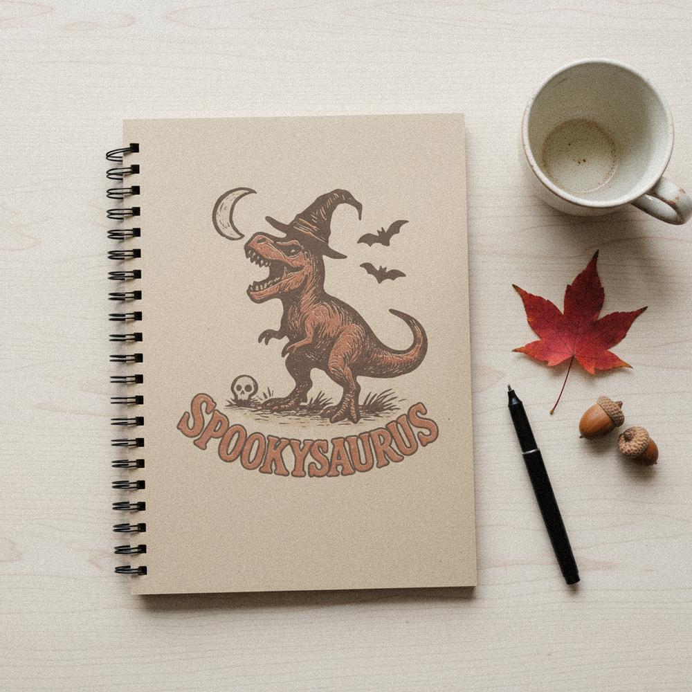 Spookysaurus PNG, Halloween Dinosaur Shirt - 300 DPI Design for T-Shirt