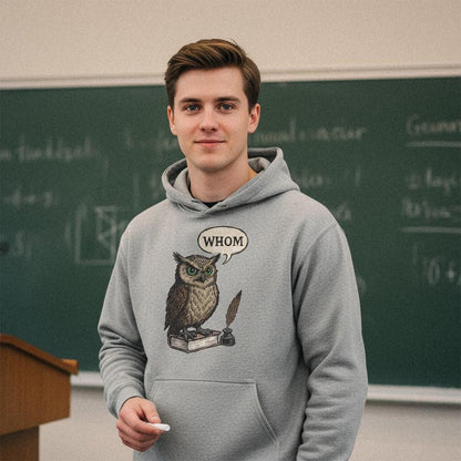 Whom Owl PNG, Funny Grammar Shirt - 300 DPI Design for T-Shirt