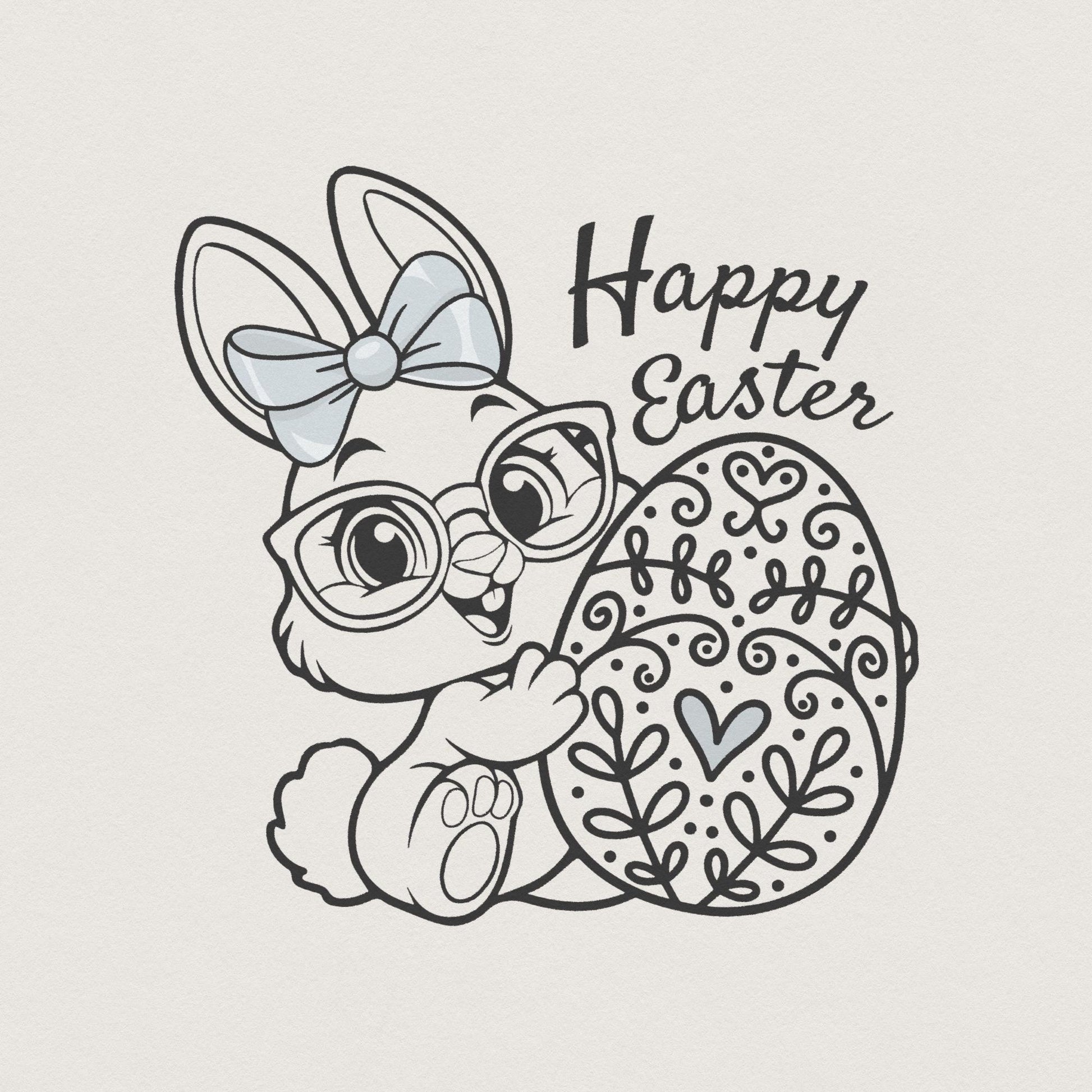 Easter Day Highland Cow PNG, Cute Easter Png - 300 DPI Design for T-Shirt