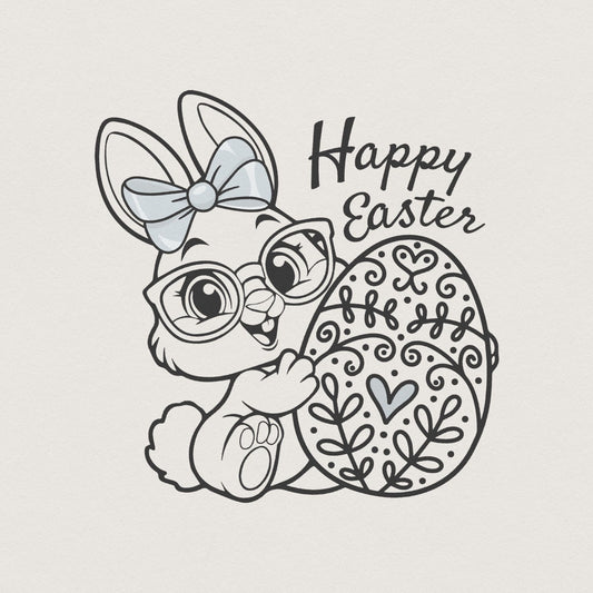 Easter Day Highland Cow PNG, Cute Easter Png - 300 DPI Design for T-Shirt