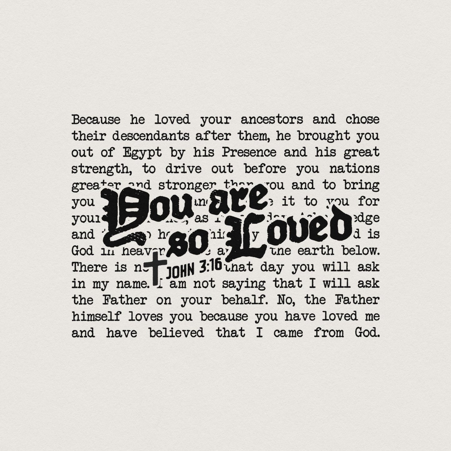 You Are So Loved PNG, Valentine Heart Jesus Love - 300 DPI Design for