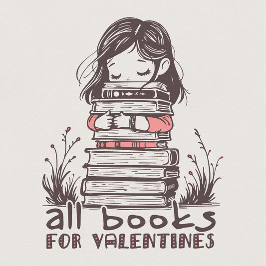 All Books for Valentines PNG, Sublimation Design - 300 DPI Design for