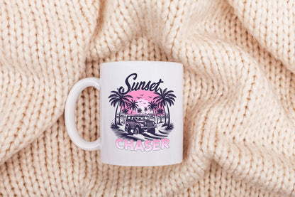 Sunset Chaser PNG, Summer Vibes - 300 DPI Design for T-Shirt