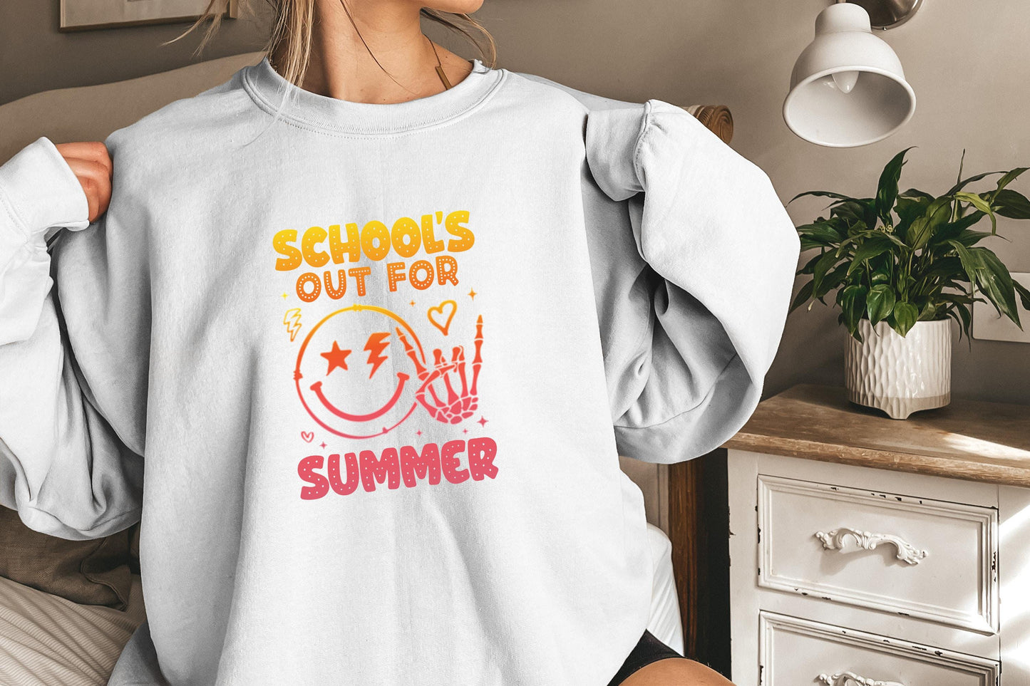 School's Out For Summer PNG, Teacher Summer Design - 300 DPI Design for