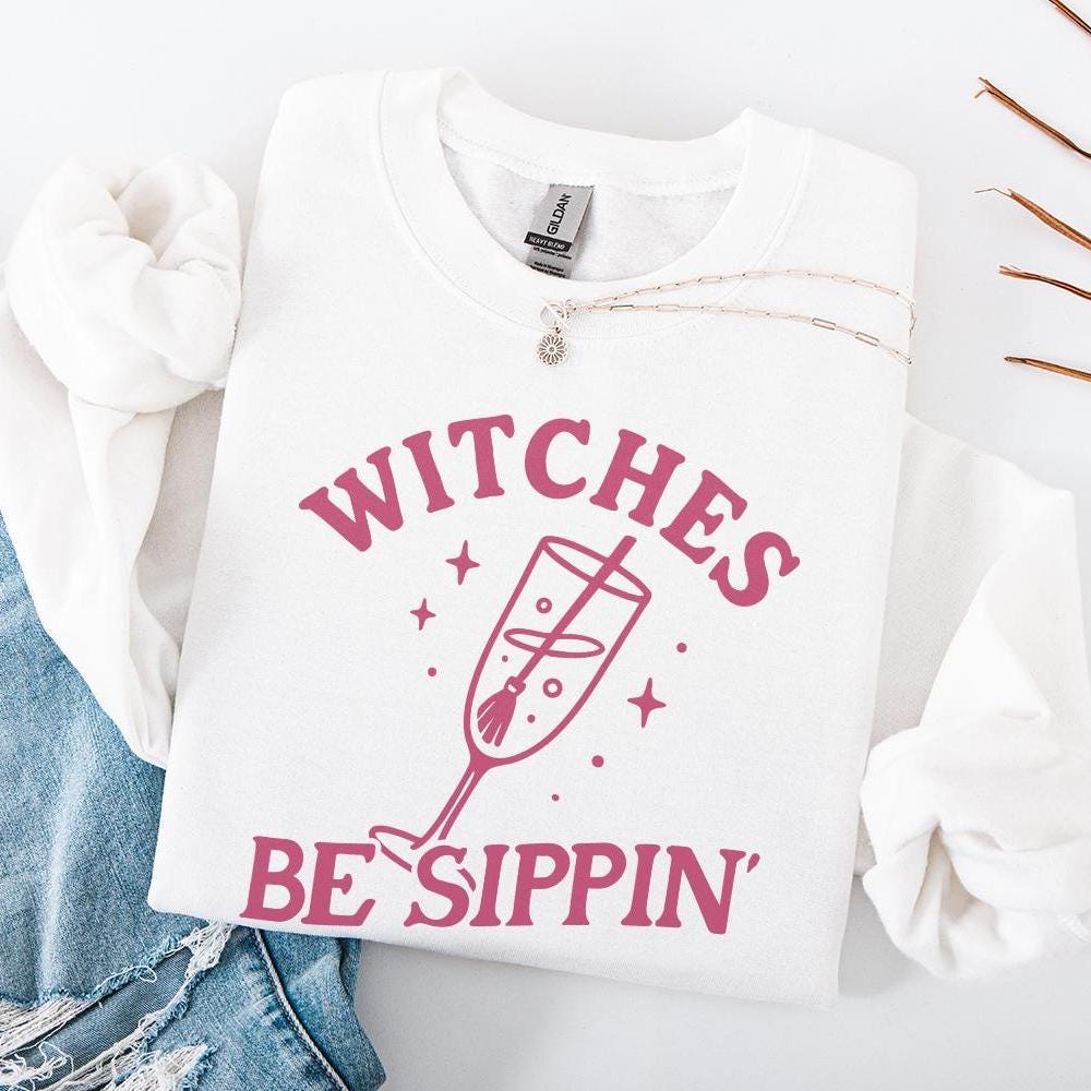 Witches Be Sippin' PNG, Halloween Cocktail Digital Download - 300 DPI