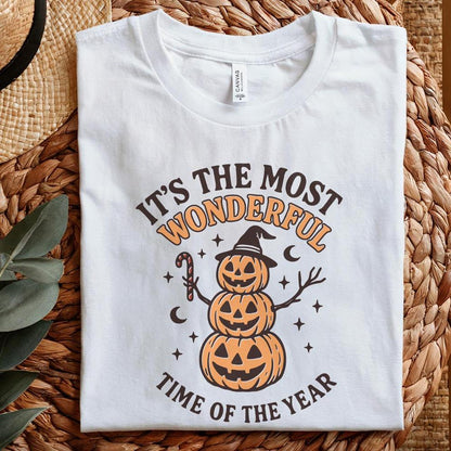 It's the Most Wonderful Time of the Year PNG, Halloween Pumpkin Stack