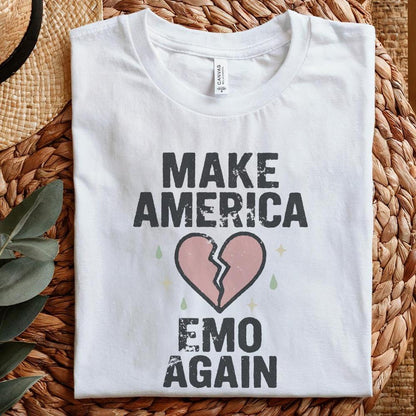 Make America Emo Again PNG, Broken Heart Digital Download - 300 DPI
