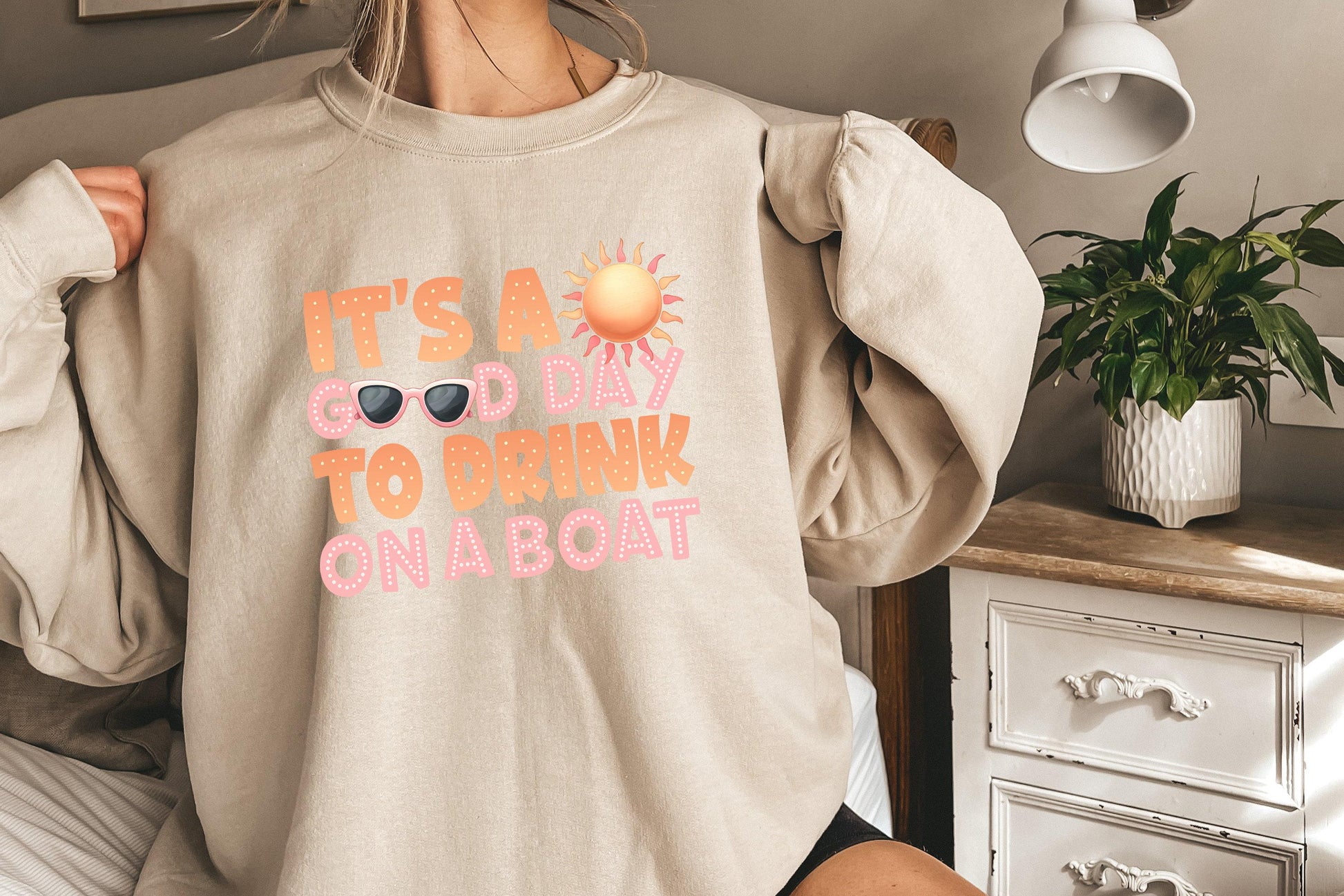 It's A Good Day To Drink On A Boat PNG, Boat Vacation - 300 DPI Design
