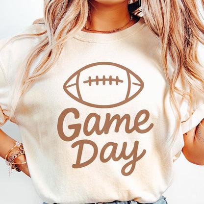 Game Day PNG, Football Digital Download - 300 DPI Design for T-Shirt