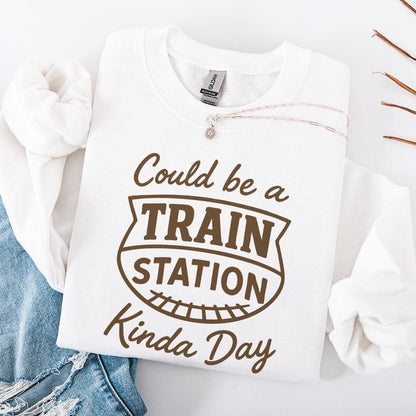 Could Be A Train Station Kinda Day PNG, Train Station PNG - 300 DPI