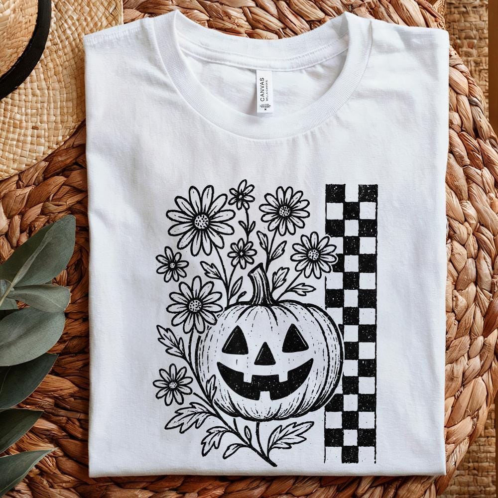 Jack O Lantern Flowers PNG, Halloween Pumpkin Digital Download - 300 DPI