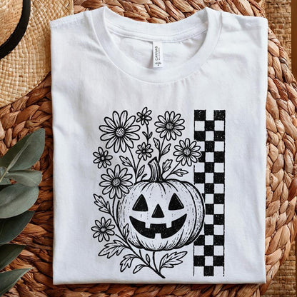 Jack O Lantern Flowers PNG, Halloween Pumpkin Digital Download - 300 DPI