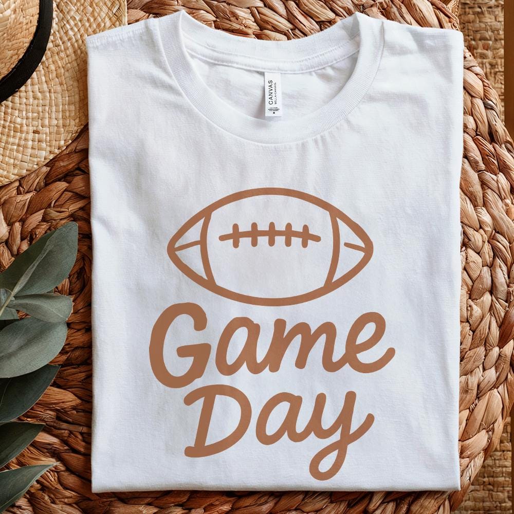 Game Day PNG, Football Digital Download - 300 DPI Design for T-Shirt