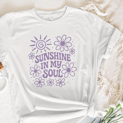 Sunshine In My Soul PNG, Retro Flower PNG - 300 DPI Design for T-Shirt